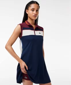 Lacoste Tennis-Recycled Fiber Tennis Dress With Integrated Shorts