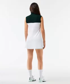 Lacoste Tennis-Recycled Fiber Tennis Dress With Integrated Shorts