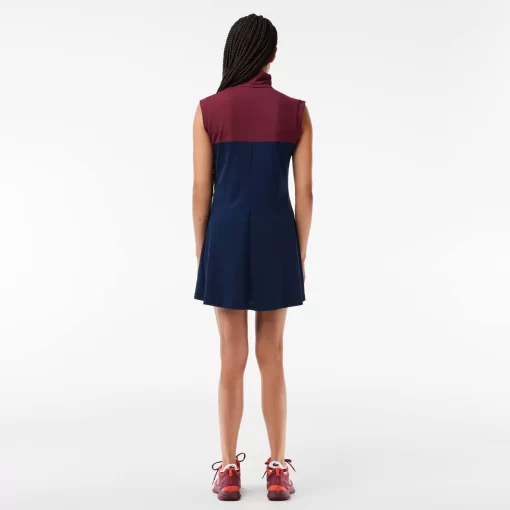 Lacoste Tennis-Recycled Fiber Tennis Dress With Integrated Shorts