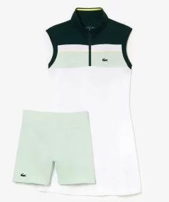 Lacoste Tennis-Recycled Fiber Tennis Dress With Integrated Shorts