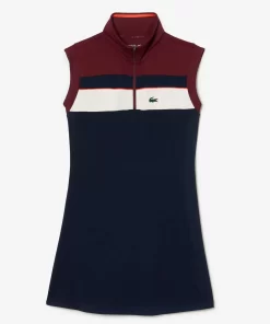 Lacoste Tennis-Recycled Fiber Tennis Dress With Integrated Shorts