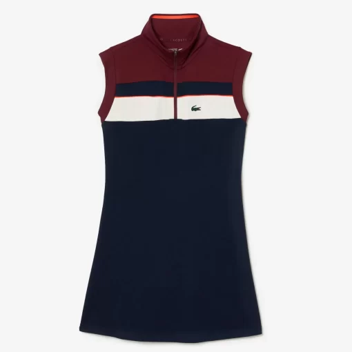 Lacoste Tennis-Recycled Fiber Tennis Dress With Integrated Shorts