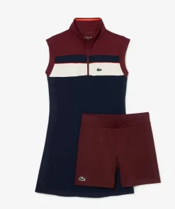 Lacoste Tennis-Recycled Fiber Tennis Dress With Integrated Shorts