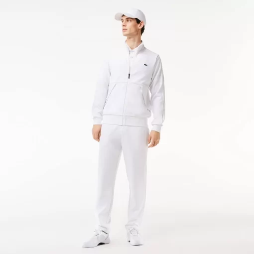 Lacoste Sport Clothing-Recycled Fiber Zipped Sport Sweatshirt