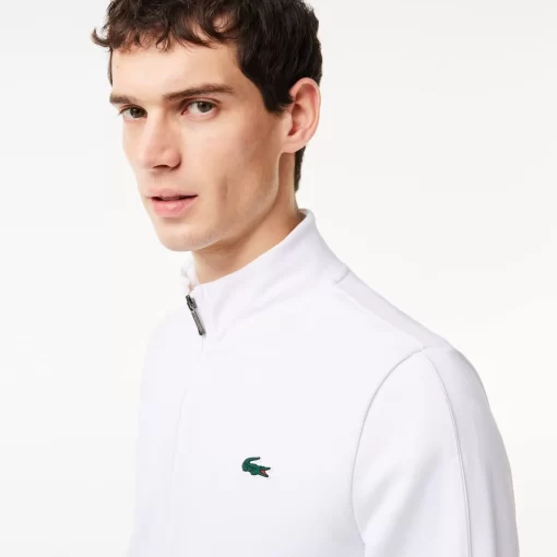 Lacoste Sport Clothing-Recycled Fiber Zipped Sport Sweatshirt