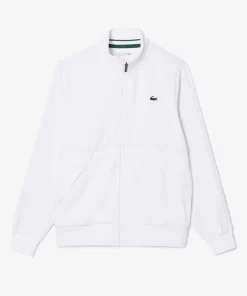 Lacoste Sport Clothing-Recycled Fiber Zipped Sport Sweatshirt