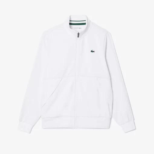 Lacoste Sport Clothing-Recycled Fiber Zipped Sport Sweatshirt