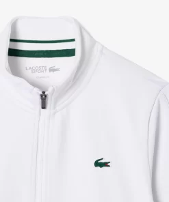 Lacoste Sport Clothing-Recycled Fiber Zipped Sport Sweatshirt