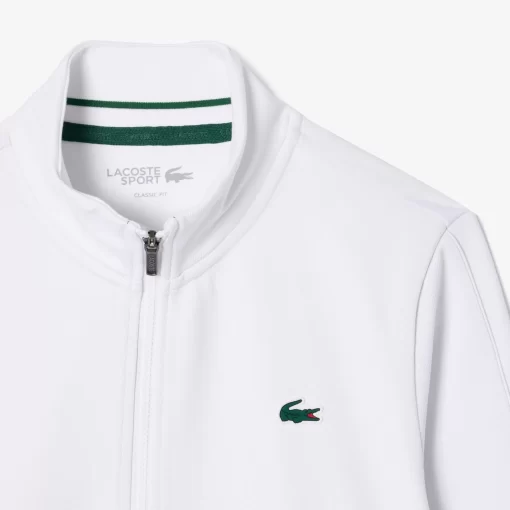 Lacoste Sport Clothing-Recycled Fiber Zipped Sport Sweatshirt