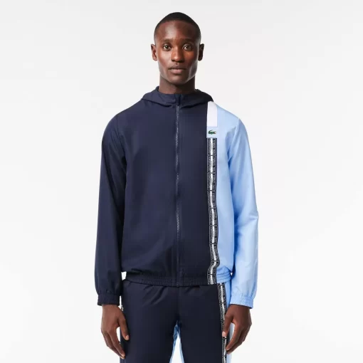 Lacoste Tennis-Recycled Fiber Zipped Tennis Jacket