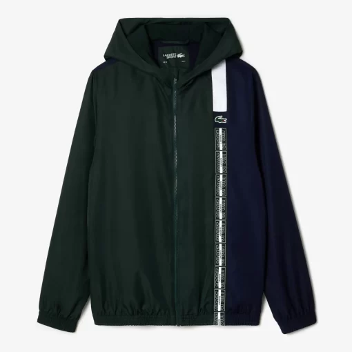 Lacoste Tennis-Recycled Fiber Zipped Tennis Jacket