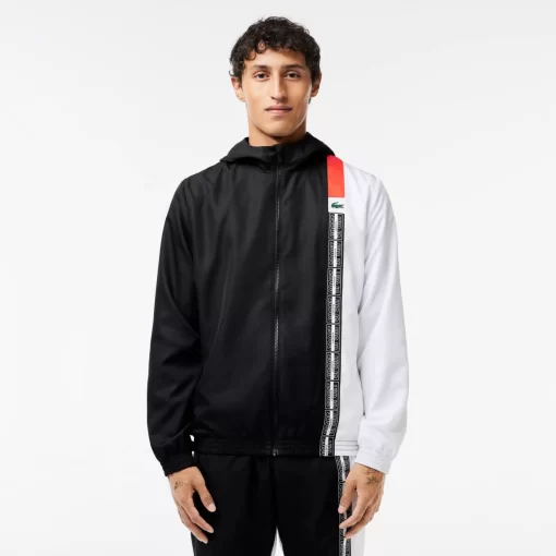 Lacoste Tennis-Recycled Fiber Zipped Tennis Jacket