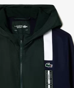 Lacoste Tennis-Recycled Fiber Zipped Tennis Jacket