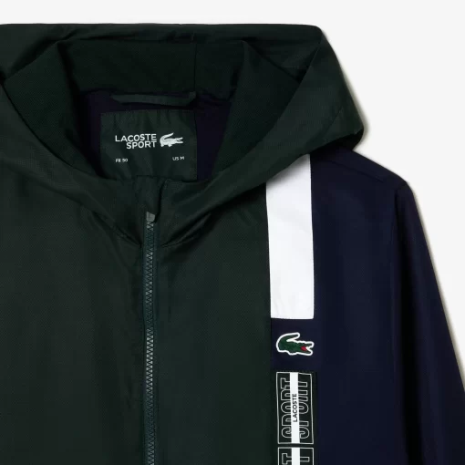 Lacoste Tennis-Recycled Fiber Zipped Tennis Jacket