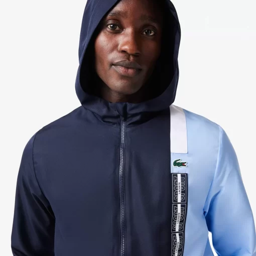 Lacoste Tennis-Recycled Fiber Zipped Tennis Jacket