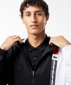 Lacoste Tennis-Recycled Fiber Zipped Tennis Jacket