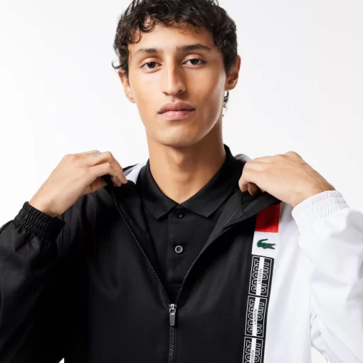 Lacoste Tennis-Recycled Fiber Zipped Tennis Jacket