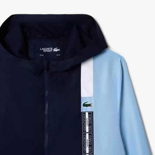 Lacoste Tennis-Recycled Fiber Zipped Tennis Jacket