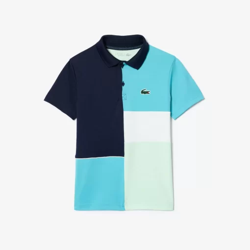 Lacoste Boy Clothing-Recycled Pique Knit Tennis Polo Shirt