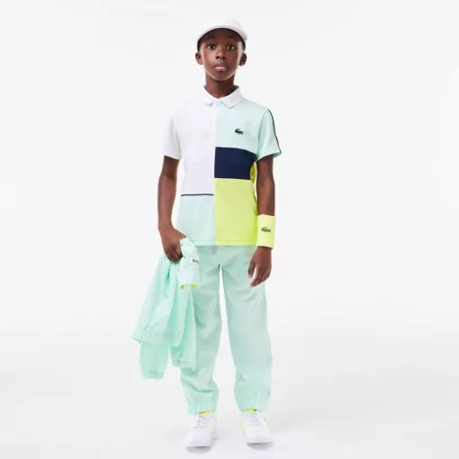 Lacoste Boy Clothing-Recycled Pique Knit Tennis Polo Shirt