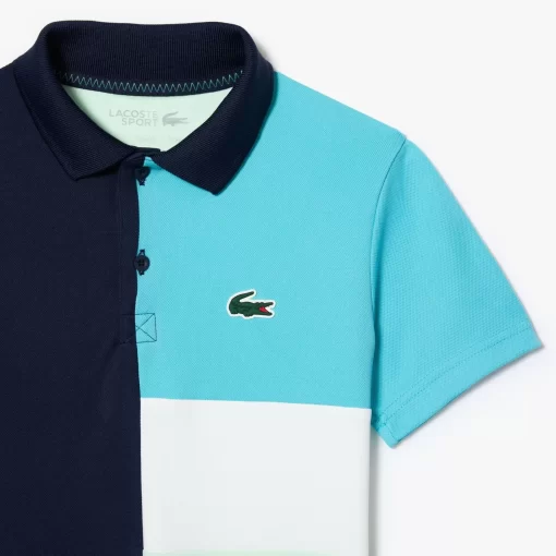 Lacoste Boy Clothing-Recycled Pique Knit Tennis Polo Shirt