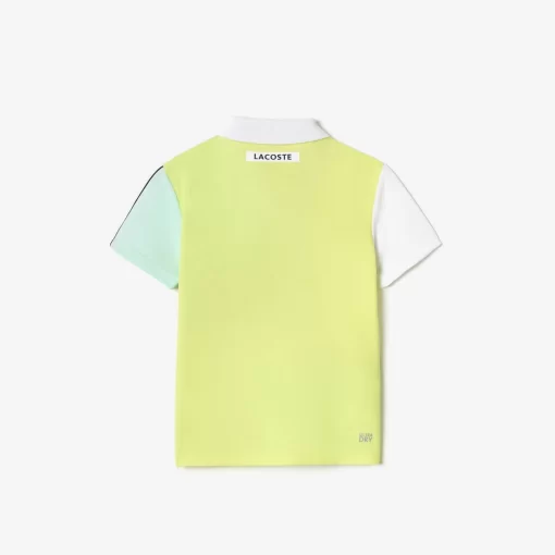 Lacoste Boy Clothing-Recycled Pique Knit Tennis Polo Shirt