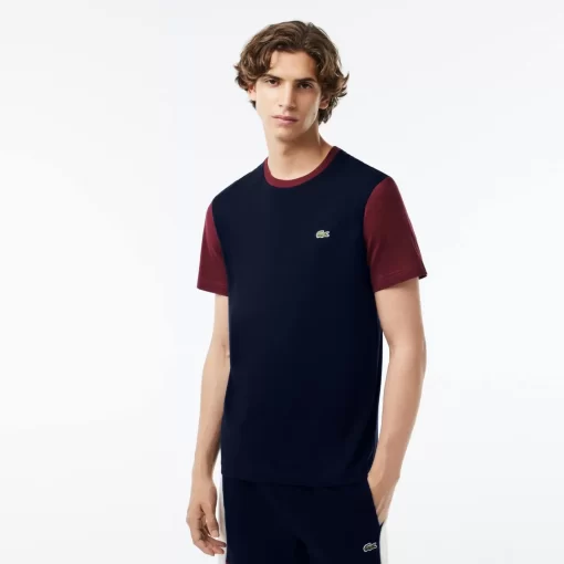 Lacoste T-Shirts-Regular Fit Colourblock Jersey T-Shirt