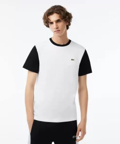 Lacoste T-Shirts-Regular Fit Colourblock Jersey T-Shirt