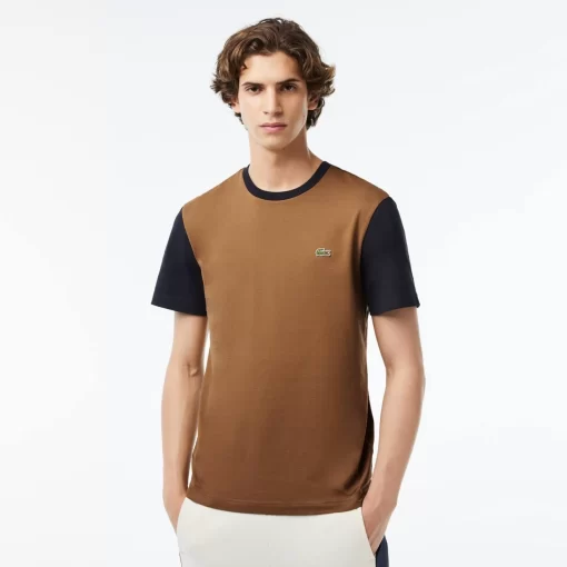 Lacoste T-Shirts-Regular Fit Colourblock Jersey T-Shirt