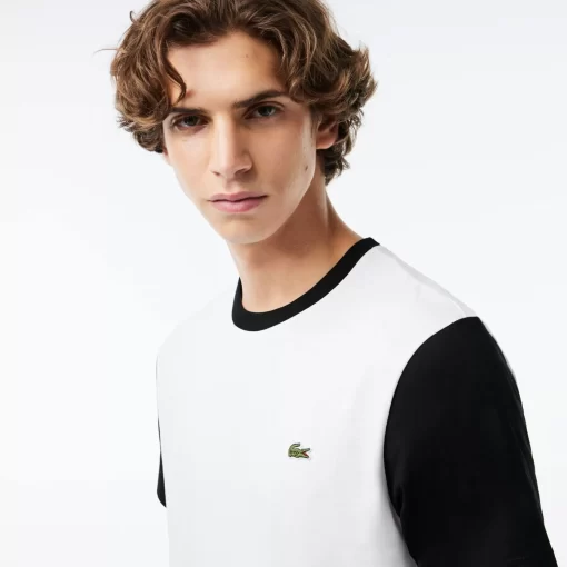 Lacoste T-Shirts-Regular Fit Colourblock Jersey T-Shirt