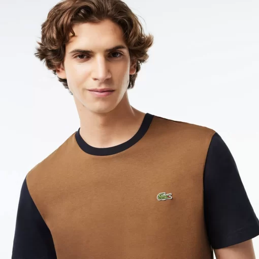 Lacoste T-Shirts-Regular Fit Colourblock Jersey T-Shirt