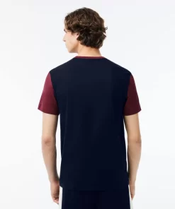 Lacoste T-Shirts-Regular Fit Colourblock Jersey T-Shirt