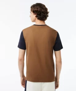 Lacoste T-Shirts-Regular Fit Colourblock Jersey T-Shirt