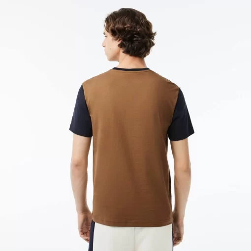 Lacoste T-Shirts-Regular Fit Colourblock Jersey T-Shirt