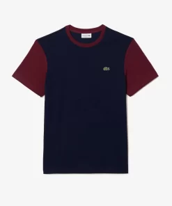 Lacoste T-Shirts-Regular Fit Colourblock Jersey T-Shirt