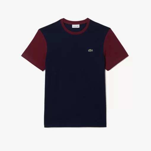 Lacoste T-Shirts-Regular Fit Colourblock Jersey T-Shirt