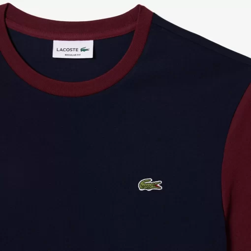 Lacoste T-Shirts-Regular Fit Colourblock Jersey T-Shirt