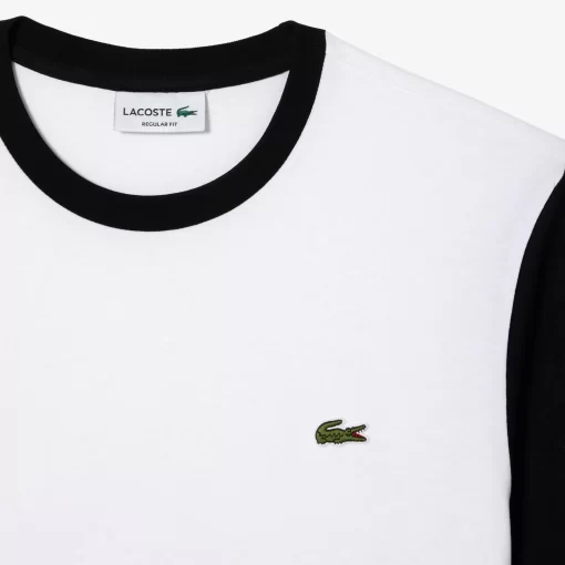 Lacoste T-Shirts-Regular Fit Colourblock Jersey T-Shirt