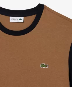 Lacoste T-Shirts-Regular Fit Colourblock Jersey T-Shirt