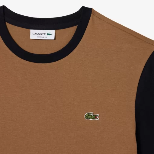 Lacoste T-Shirts-Regular Fit Colourblock Jersey T-Shirt