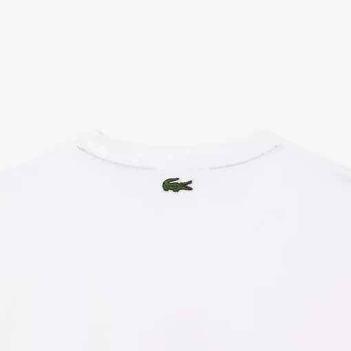 Lacoste T-Shirts-Regular Fit Cotton Jersey Branded T-Shirt