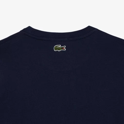 Lacoste T-Shirts-Regular Fit Cotton Jersey Branded T-Shirt