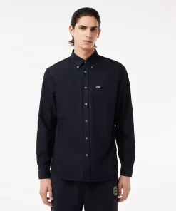 Lacoste Shirts-Regular Fit Cotton Oxford Shirt