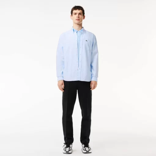 Lacoste Shirts-Regular Fit Cotton Oxford Shirt