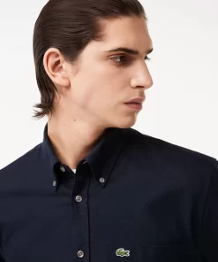 Lacoste Shirts-Regular Fit Cotton Oxford Shirt