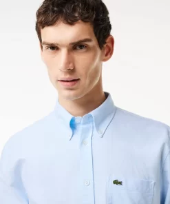 Lacoste Shirts-Regular Fit Cotton Oxford Shirt