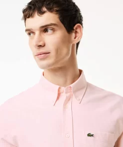 Lacoste Shirts-Regular Fit Cotton Oxford Shirt