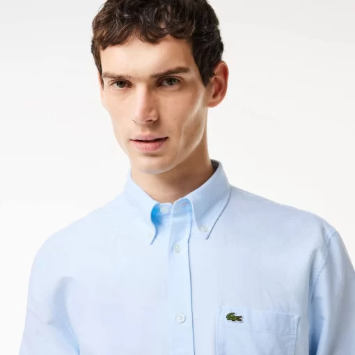 Lacoste Shirts-Regular Fit Cotton Oxford Shirt