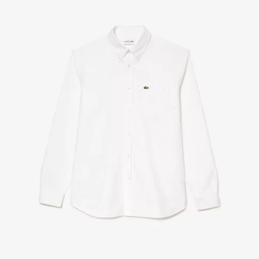 Lacoste Shirts-Regular Fit Cotton Oxford Shirt