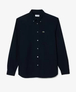 Lacoste Shirts-Regular Fit Cotton Oxford Shirt